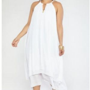 Plus Size Gauze Knit Maxi Dress